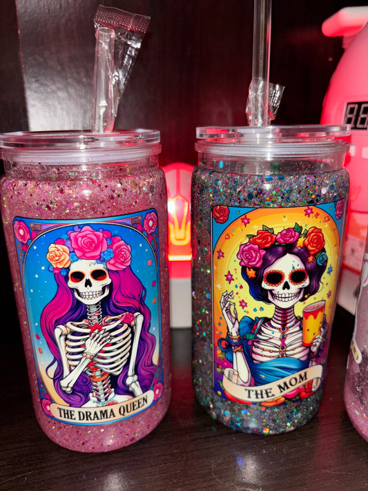Custom snowglobe tumblers
