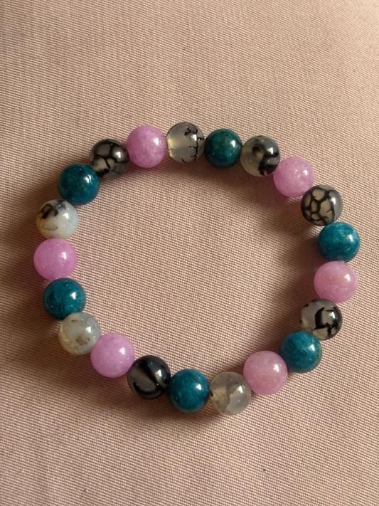 Handmade crystal bracelet